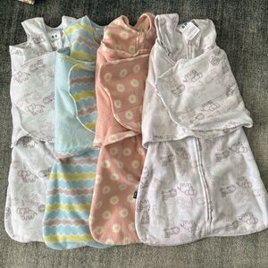 4 - Halo Sleep Sack Swaddles in microfleece